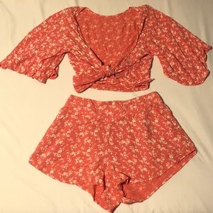 Floral Two Piece Set